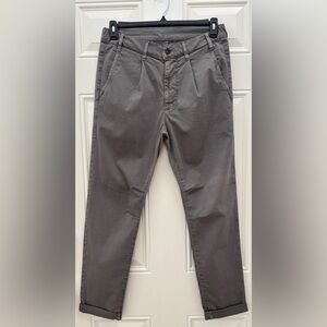 NWOT AG Adriano Goldschmied Men's 32x32 Sulfur Rum Gray The Roman SUB Chinos